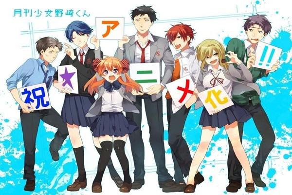 Gekkan Shoujo Nozaki-kun นักเขียนหน้าตาย นายโนซากิคุง อนิเมชั่นโรแมนติกคอมเมดี้ อ่านข่าวการ์ตูน อนิเมะ อนิเมะใหม่ มังงะ GekkanShoujoNozaki-kun