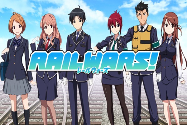 Rail Wars! อนิเมชั่นเกี่ยวกับการทำงานในสถานีรถไฟจากไลท์โนเวล อ่านข่าวการ์ตูน อนิเมะ อนิเมะใหม่ มังงะ RailWars!